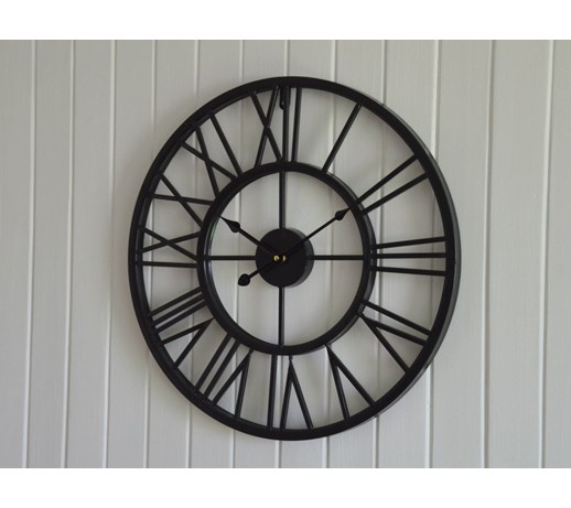 ZEGAR 50CM METALOWY ŚCIENNY LOFT VINTAGE