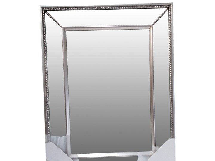LUSTRO FAZA w srebrnej ramie 96X126