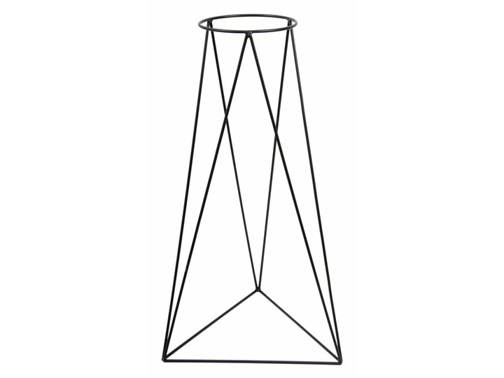 Nowoczesny kwietnik stojący 90 cm czarny