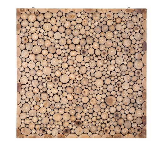 Mozaika - ozdoba na ścianę - dekoracja ścienna - 82x82 cm - TWIG