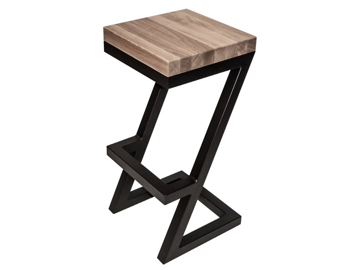 Krzesło barowe HOKER Z - loft - industrial 65 cm
