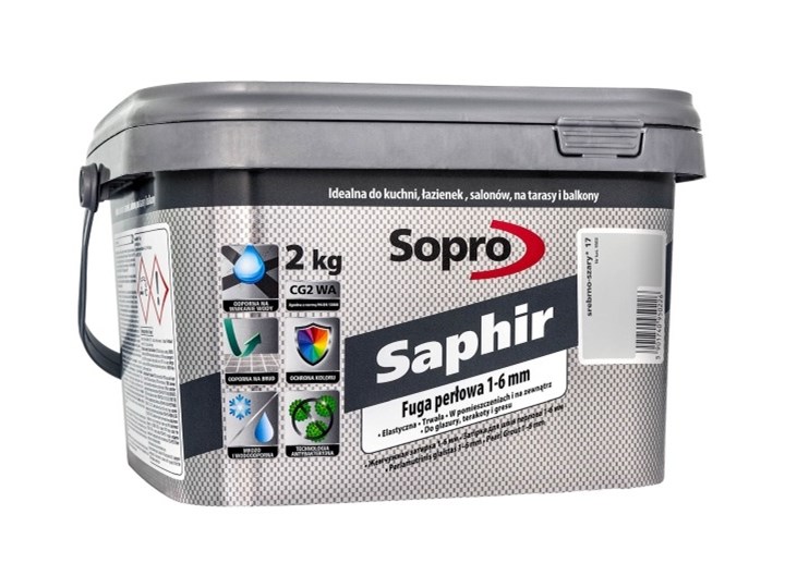 Fuga Sopro Saphir 17 srebrno-szara 2 kg