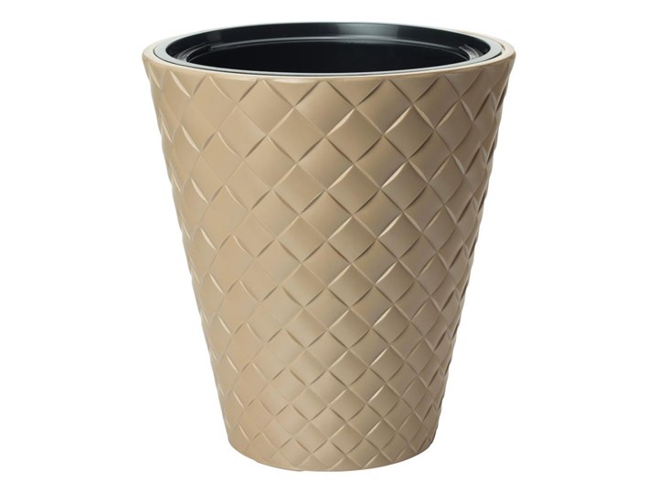 Doniczka plastikowa 40 cm beżowa MAKATA