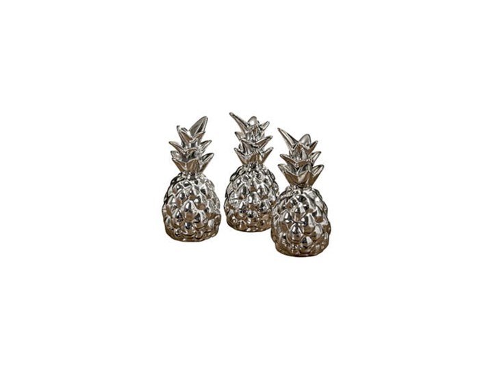 Ananas dekoracyjny Shiny, 3 szt.