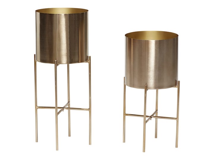 Doniczka Brass 2 szt ~ Hubsch