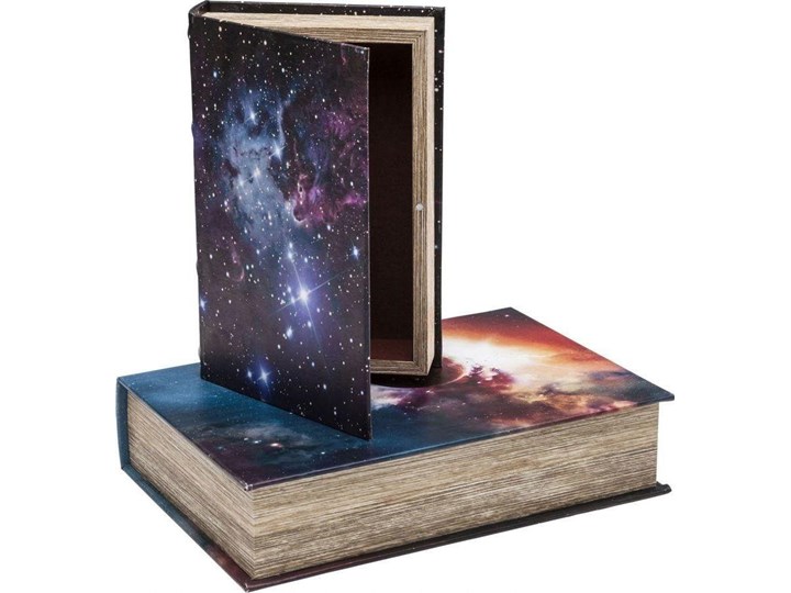 Pudełka Book Cosmos 30x7 cm kolorowe
