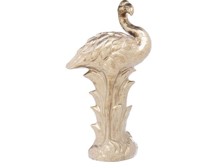 Figurka dekoracyjna Flamingo Front 26x51 złota