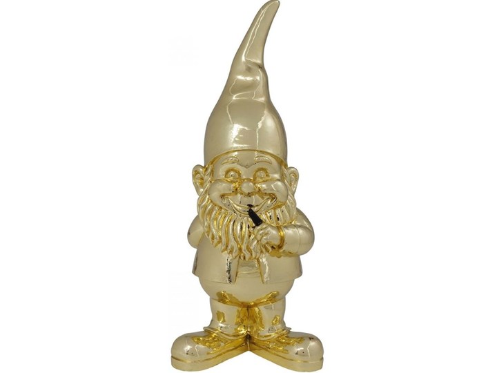Figurka dekoracyjna Zwerg Standing 19x46 cm złota