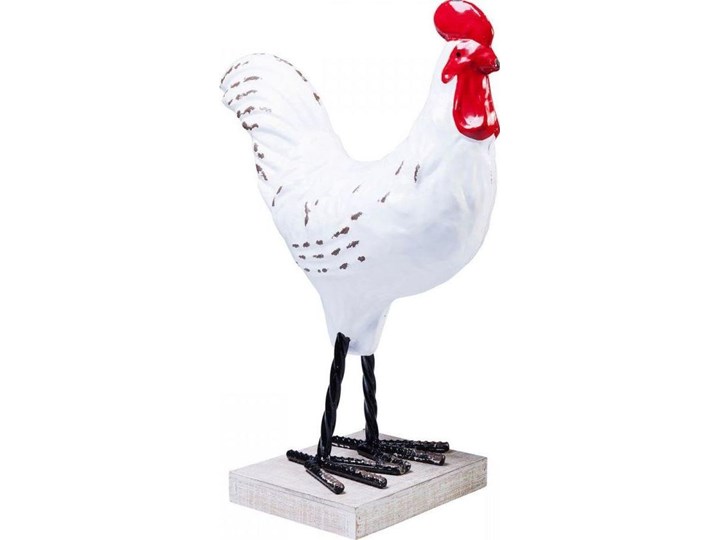 Figurka dekoracyjna Gallo 29x40 cm biała