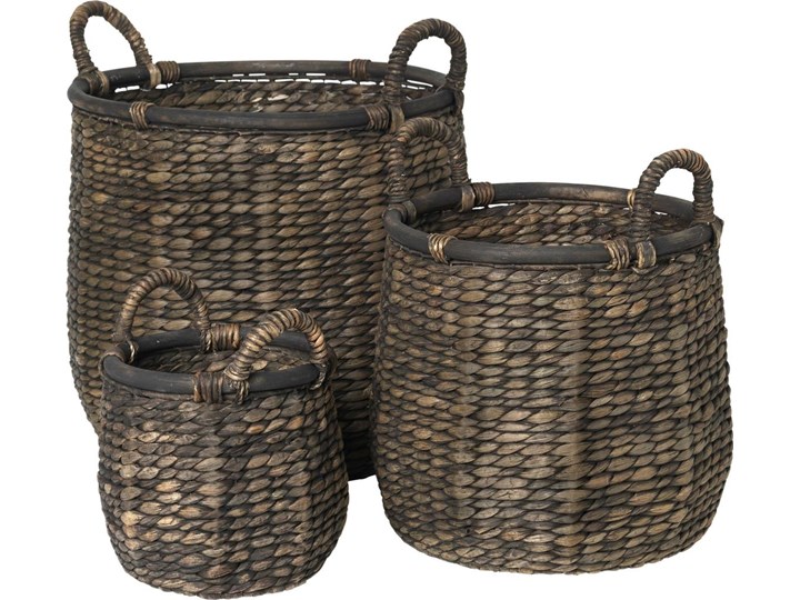Kosze Water hyacint Round (3/set)