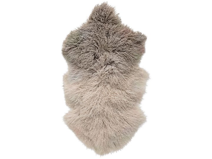 Narzuta Lambskin Tibetanian 90x50 cm brązowa skóra naturalna