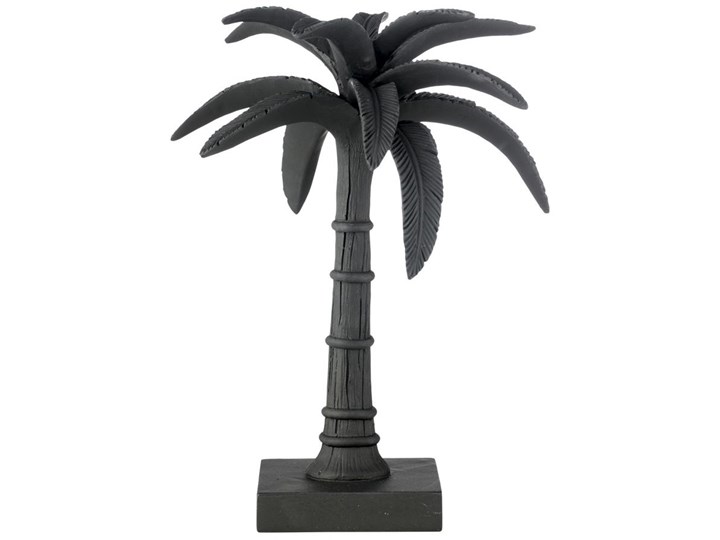 Figurka dekoracyjna Serafina Palm 22x28 cm czarna