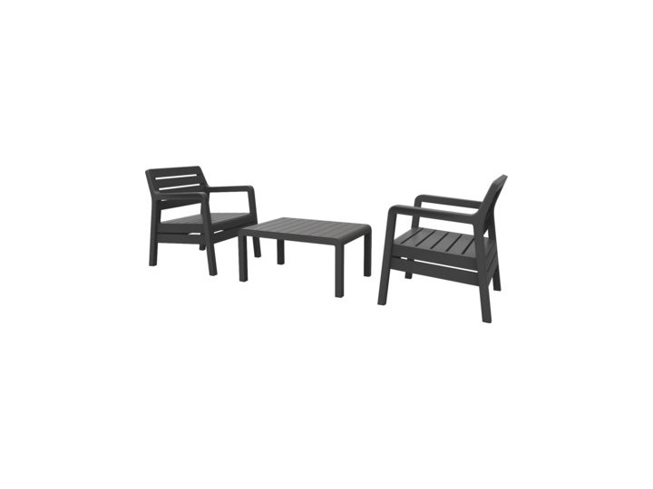 Zestaw mebli ogrodowych ALLIBERT Delano Balcony Set grafit