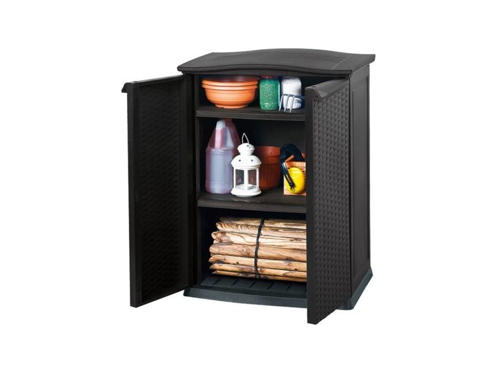 Szafa ogrodowa KETER Rattan Style Base Utility Shed Antracytowy