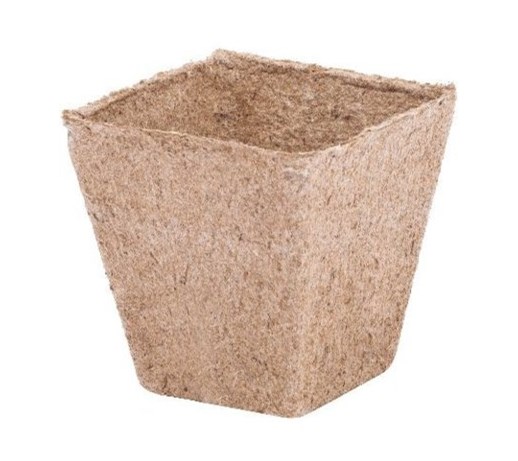 Doniczka BIOOGRÓD 745101 torfowa 4 x 4 x 5 cm (30 sztuk)