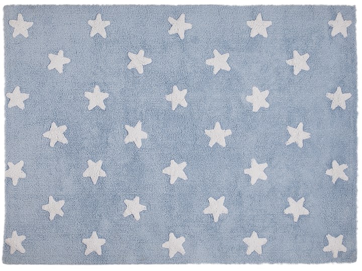 Dywan Blue Stars White 120x160 cm