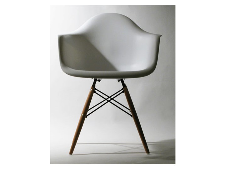 Nowoczesne krzesło inspirowane Eames DAW white PP