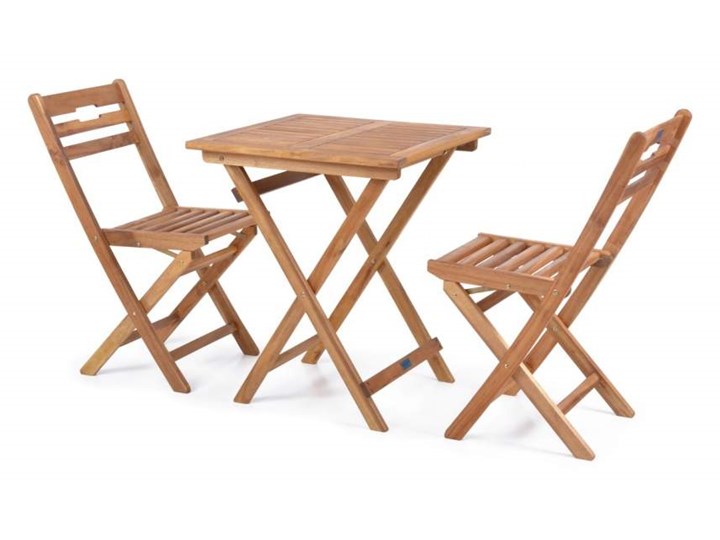 HECHT BALCONY SET A MEBLE OGRODOWE ZESTAW MEBLI OGRODOWYCH STÓŁ + 2 KRZESŁA DREWNO AKACJA - EWIMAX OFICJALNY DYSTRYBUTOR - AUTORYZOWANY DEALER HECHT
