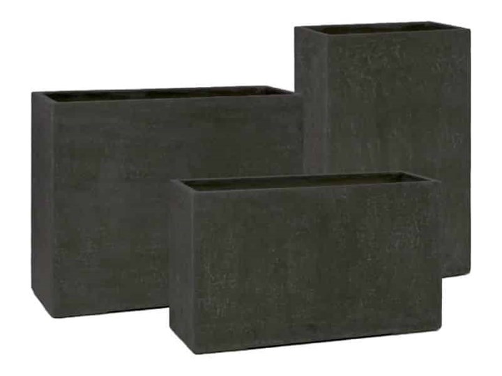 Donica DIVISION PLUS Antracyt - h-80cm, 100cm x 35cm