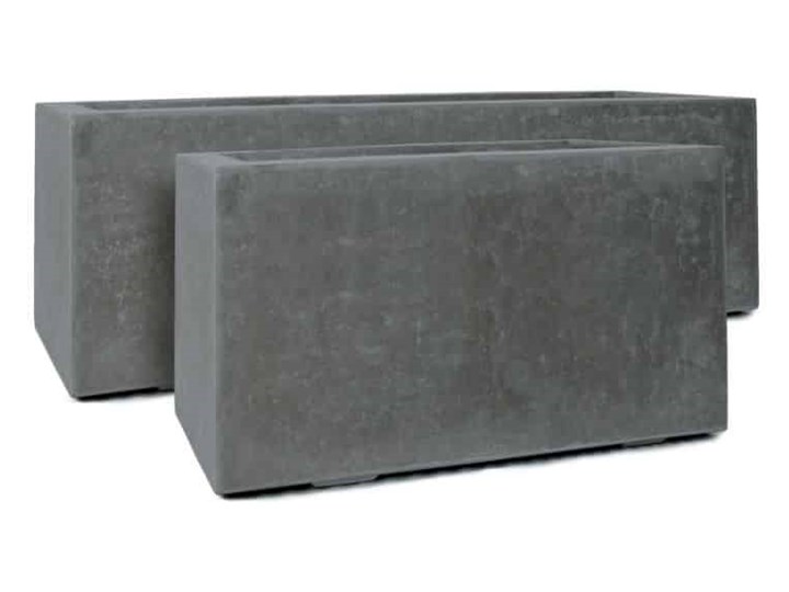 Donica Division Plus Prostokąt Przegroda Antracyt - 140cm x40cm x 40cm
