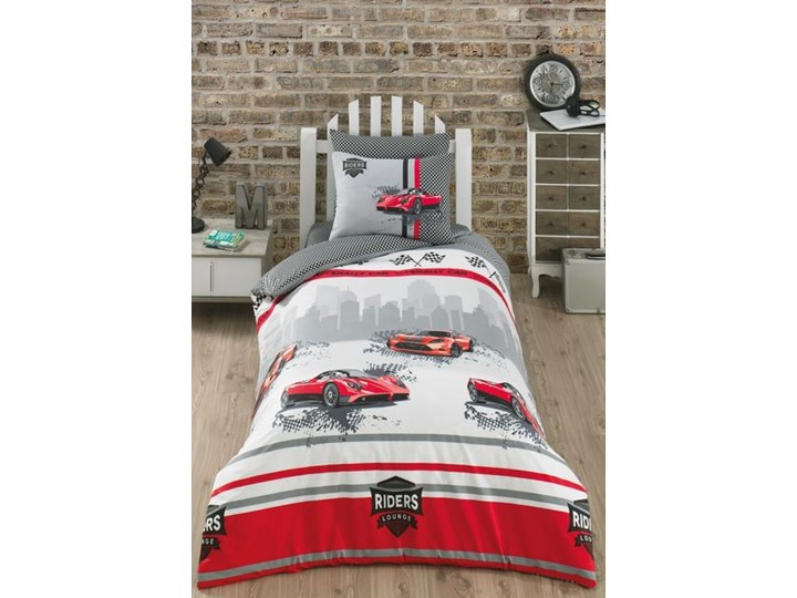 Pościel bawełniana SPEEDY 140 x 200 + 2 kolorowe poszewki