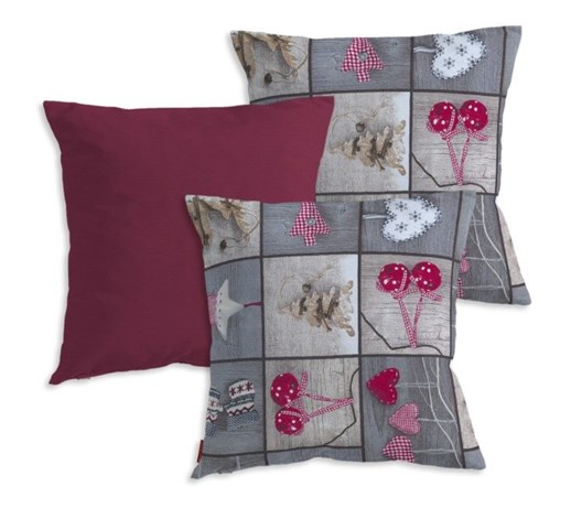 Dekoria Poszewki 3-pack Christmas 06, 43 x 43