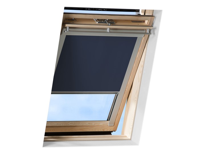 Roleta dachowa pasująca do okien dachowych marki VELUX ®, Zaciemniająca Outlet, Szara, M06 / 306 (61,3x94 cm)