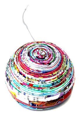 Bombka z papieru