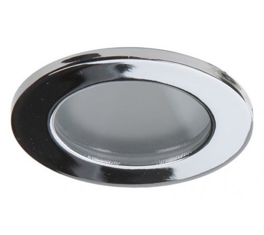 PP Design 823 CH OPRAWA HALOGENOWA LED WPUSZCZANA OCZKO CHROM MR16 GU10 GU5,3 HERMETYCZNA IP65