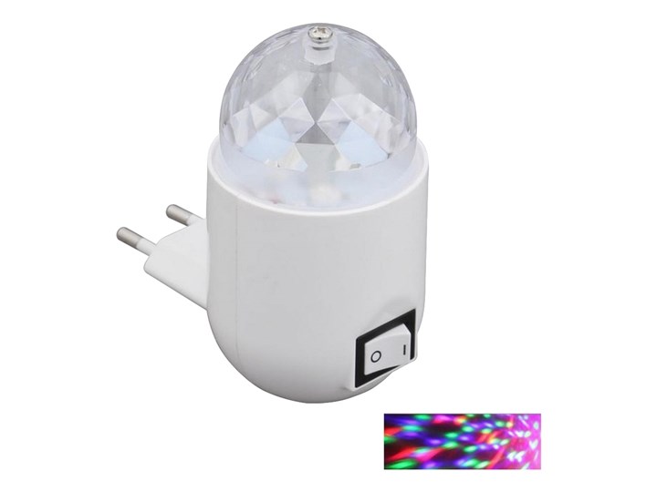 Briloner 2668-016 - LED RGB Lampa dziecięca do gniazda NIGHT 1xLED/3W/230V