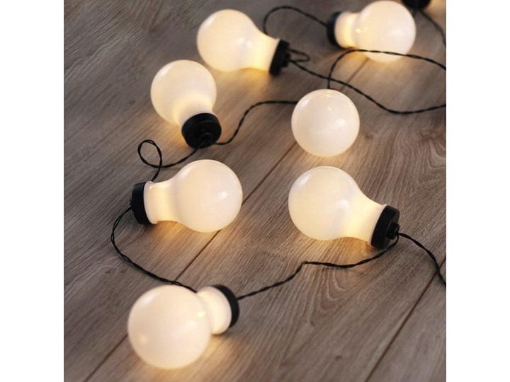 DecoKing Lampki Żarówki ciepła biała, 10 LED