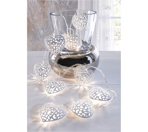 Lampki LED Serca (10 części)