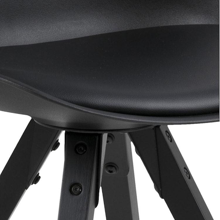 Krzesło z tworzywa Djum czarny  - zdjęcie 6