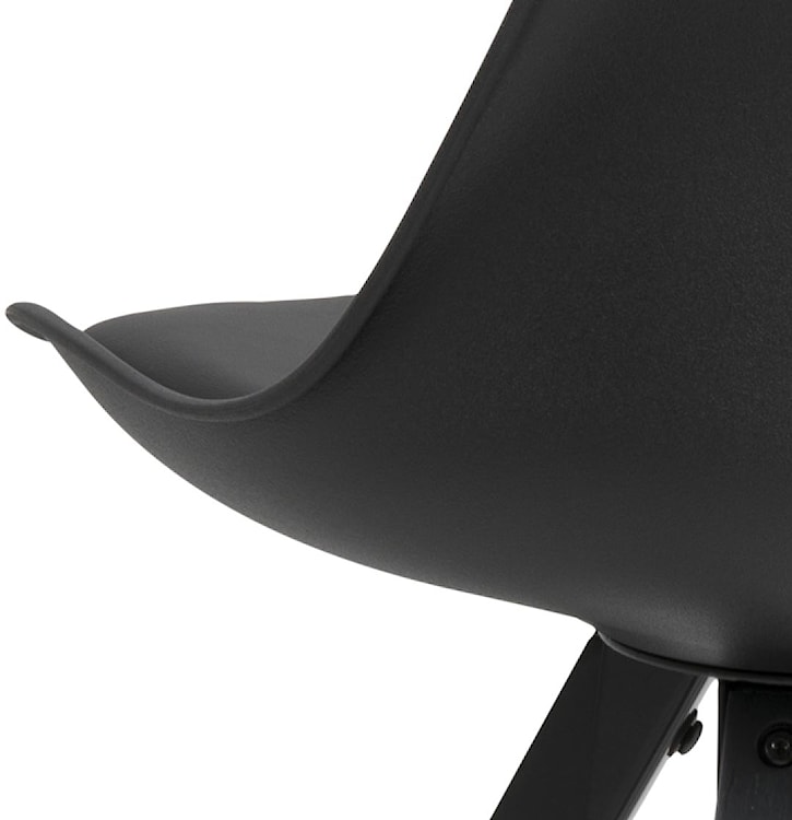 Krzesło z tworzywa Djum czarny  - zdjęcie 8