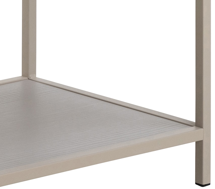 Regał Seaford 114 cm niski beżowy  - zdjęcie 6