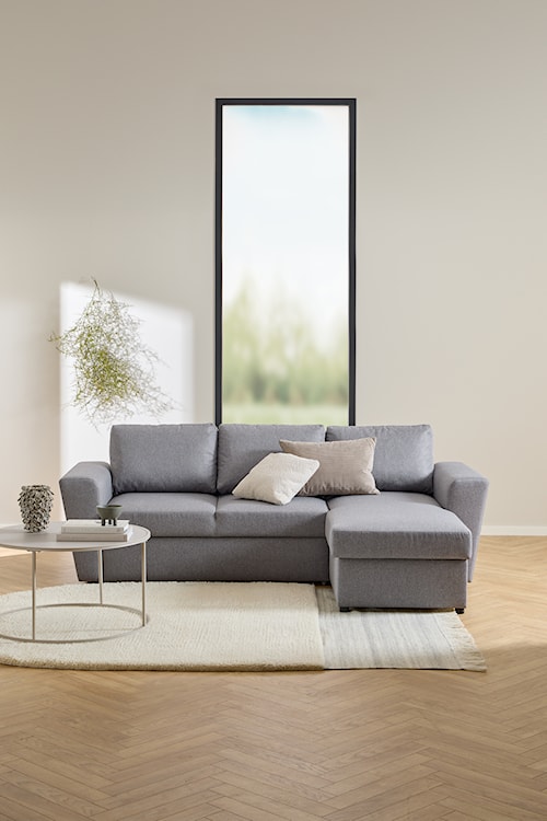 Stolik kawowy Seaford średnica 80 cm beżowy  - zdjęcie 3