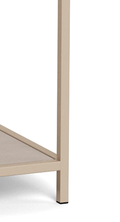 Regał Seaford 77 cm beżowy lamele  - zdjęcie 11