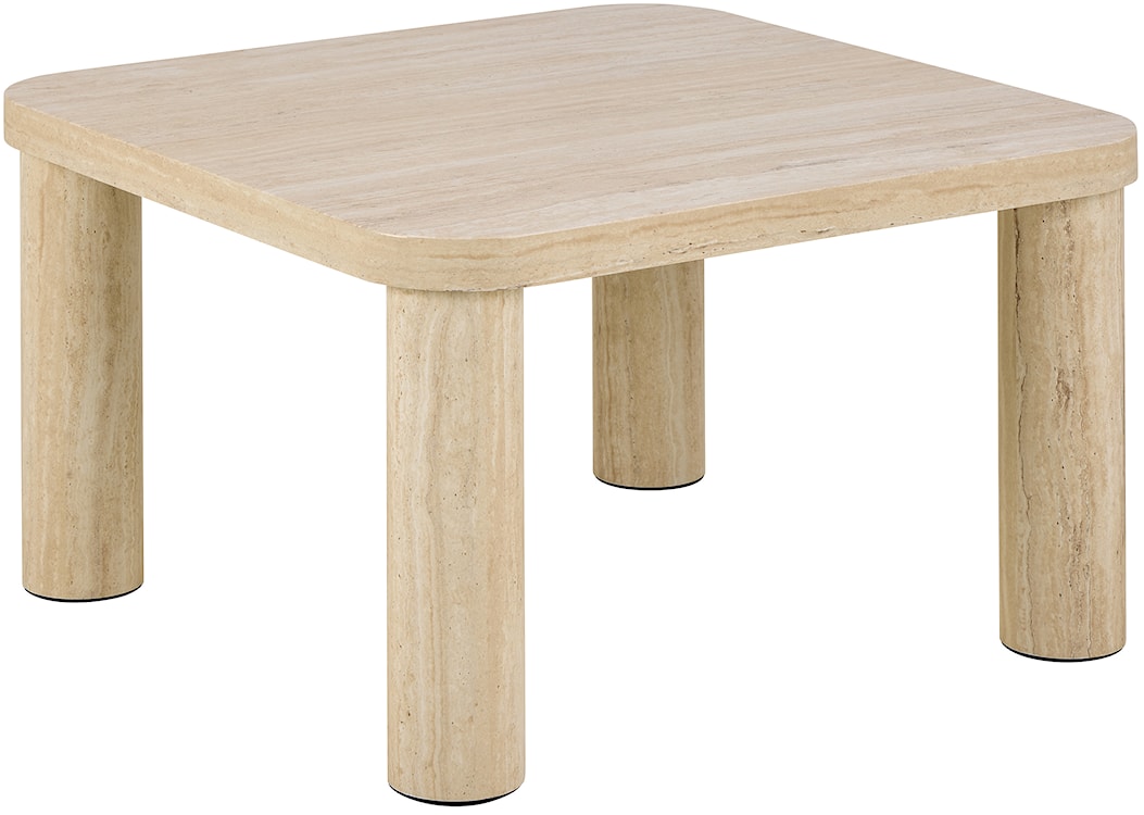 Stolik kawowy Sorisel 60x60 cm trawertyn 