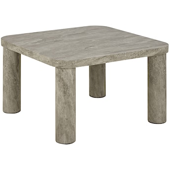 Stolik kawowy Sorisel 60x60 cm szary marmur