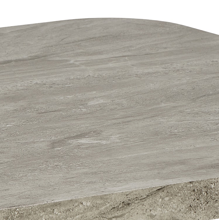 Stolik kawowy Sorisel 60x60 cm szary marmur  - zdjęcie 6