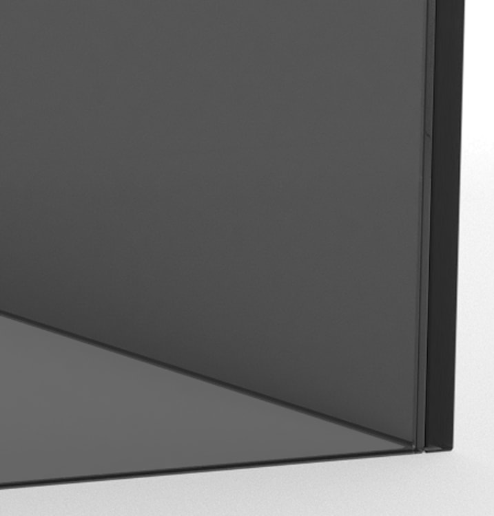 Zestaw stolików kawowych Glopiana kwadratowe 50 i 40 cm szare szklane  - zdjęcie 5