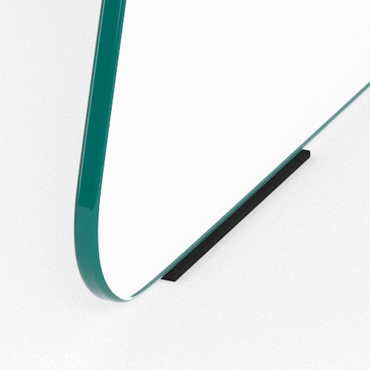 Stolik kawowy Samos średnica 80 cm transparentny szklany  - zdjęcie 3