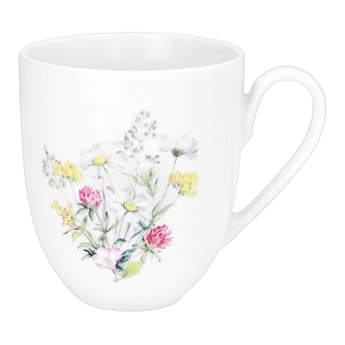 Kubek porcelanowy Yvette 300 ml biały