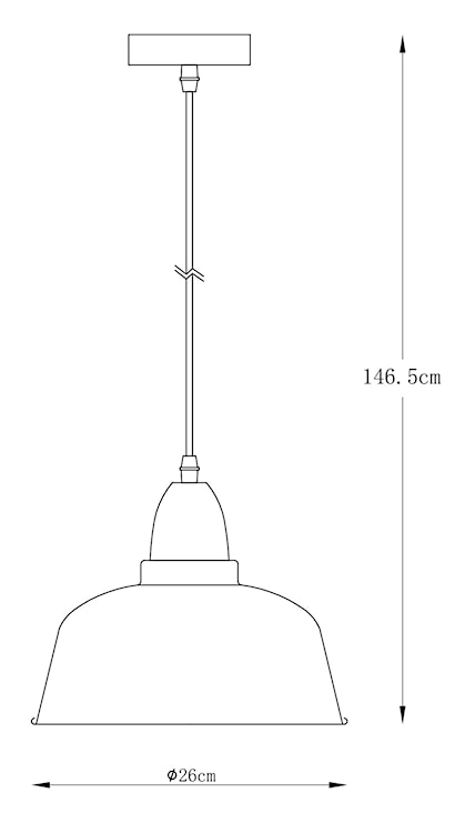 Lampa wisząca Mensa x1 złoto-czarna  - zdjęcie 2