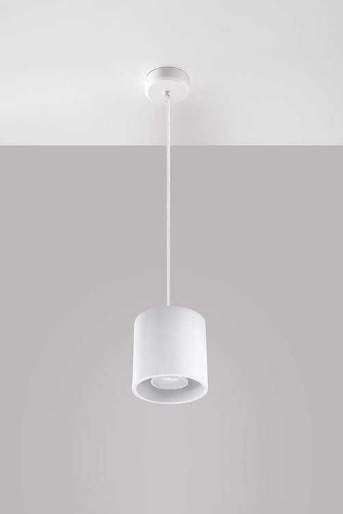 Lampa wisząca Obett średnica 10 cm x1 biały  - zdjęcie 6