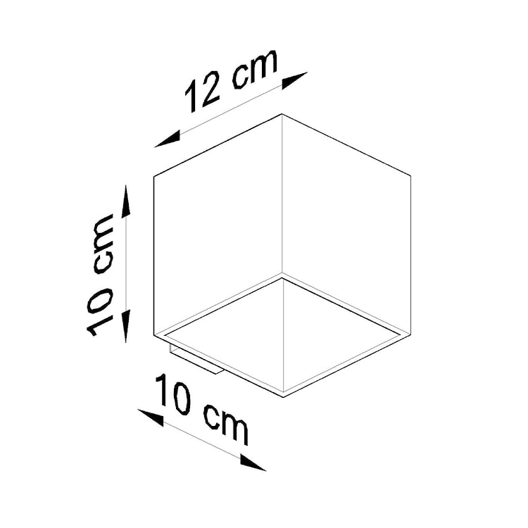 Kinkiet Quad 1 szary  - zdjęcie 9