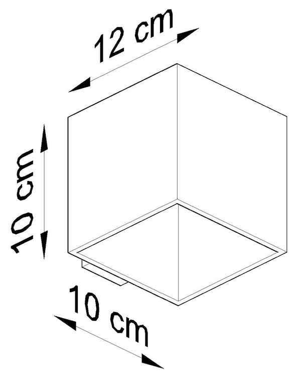 Kinkiet Kodie 10 cm biały  - zdjęcie 8