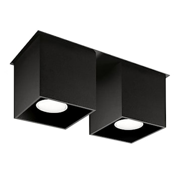 Plafon Quad 2 czarny