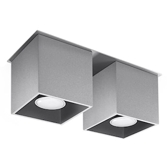 Plafon Quad 2 szary