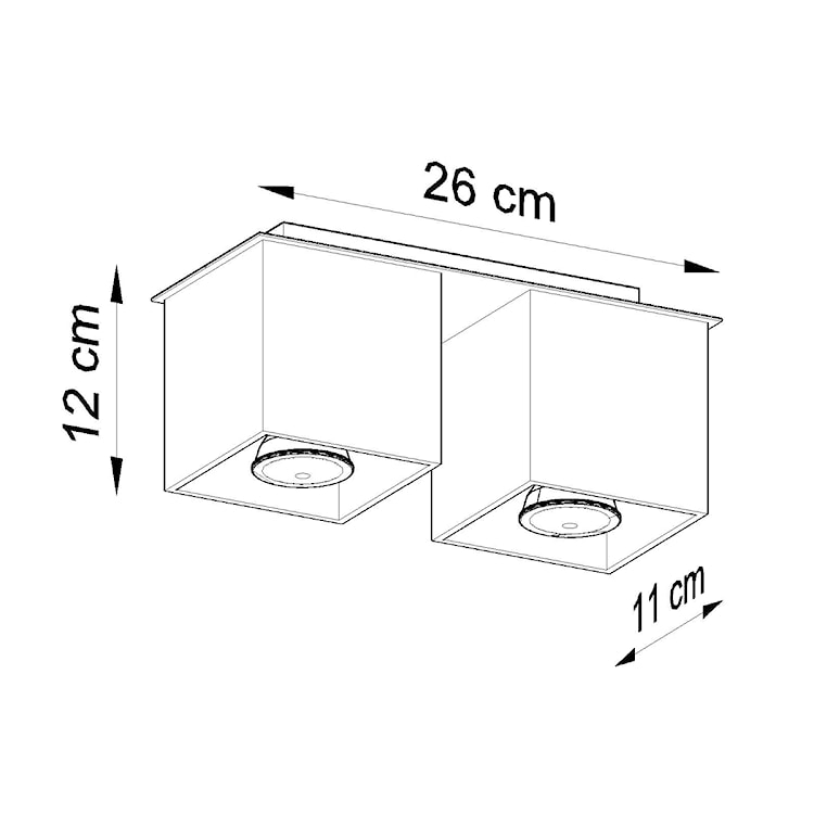 Plafon Quad 2 biały  - zdjęcie 7
